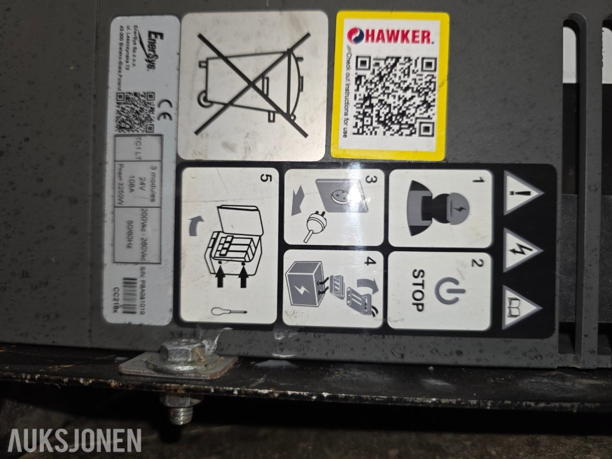 Hawker LifeTech Modular industribatterilader.  TC1 LT