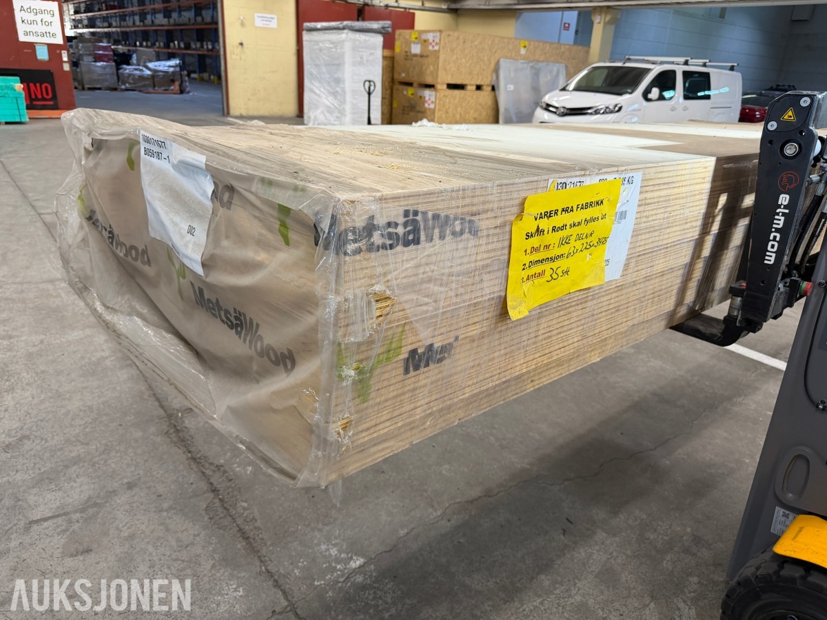 Metsä Wood Kerto LVL bjelker 63X225X3475MM