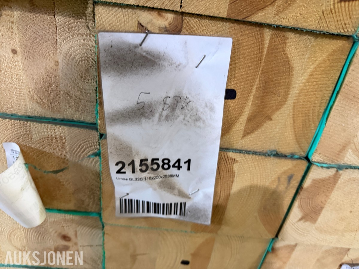 Moelven Limtre bjelker GL32C / TSTM 115X200MM