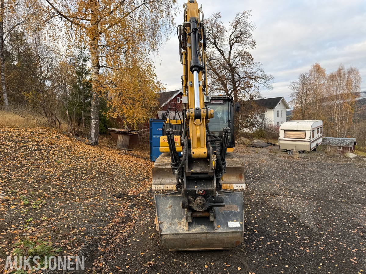 2022 Cat 313 Gravemaskin m/skjær-Cat tiltrotator og sentralsmøring