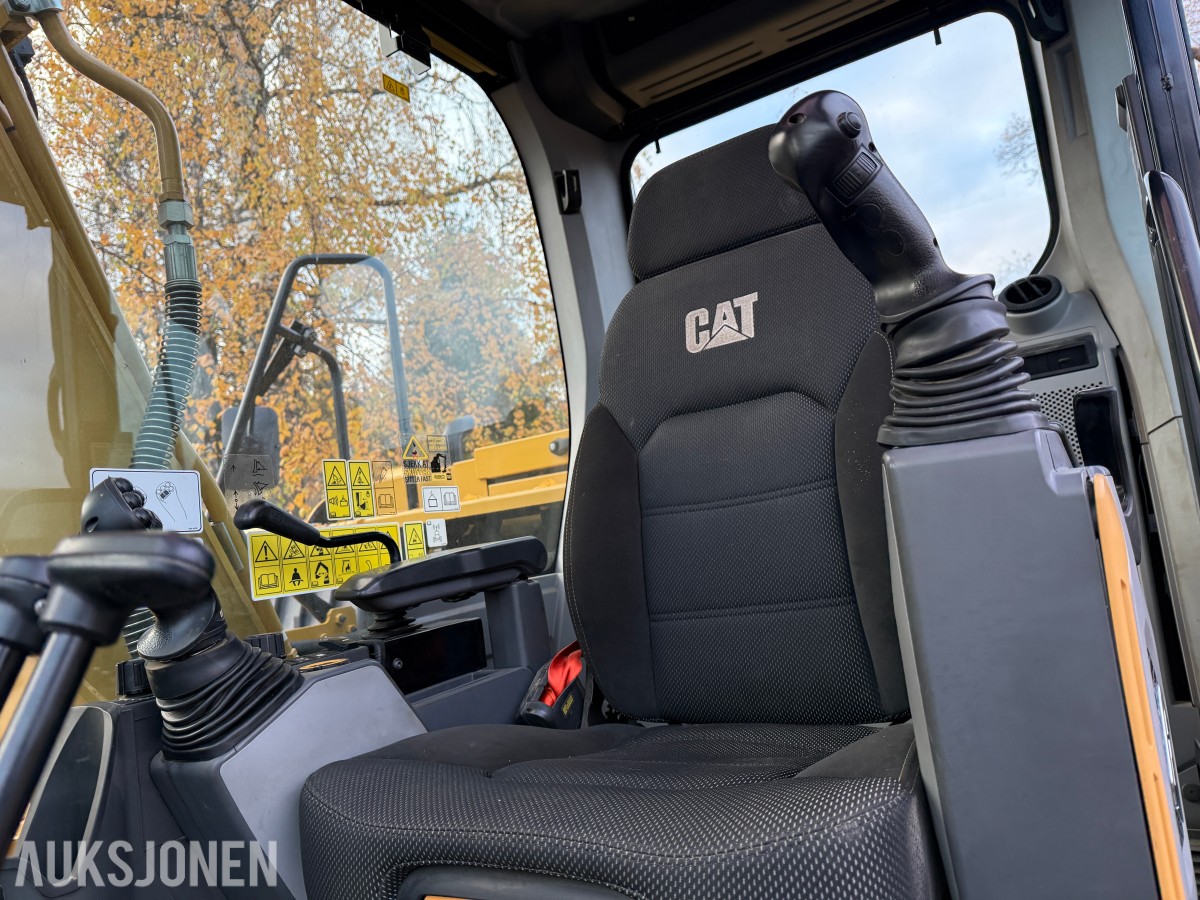 2022 Cat 313 Gravemaskin m/skjær-Cat tiltrotator og sentralsmøring
