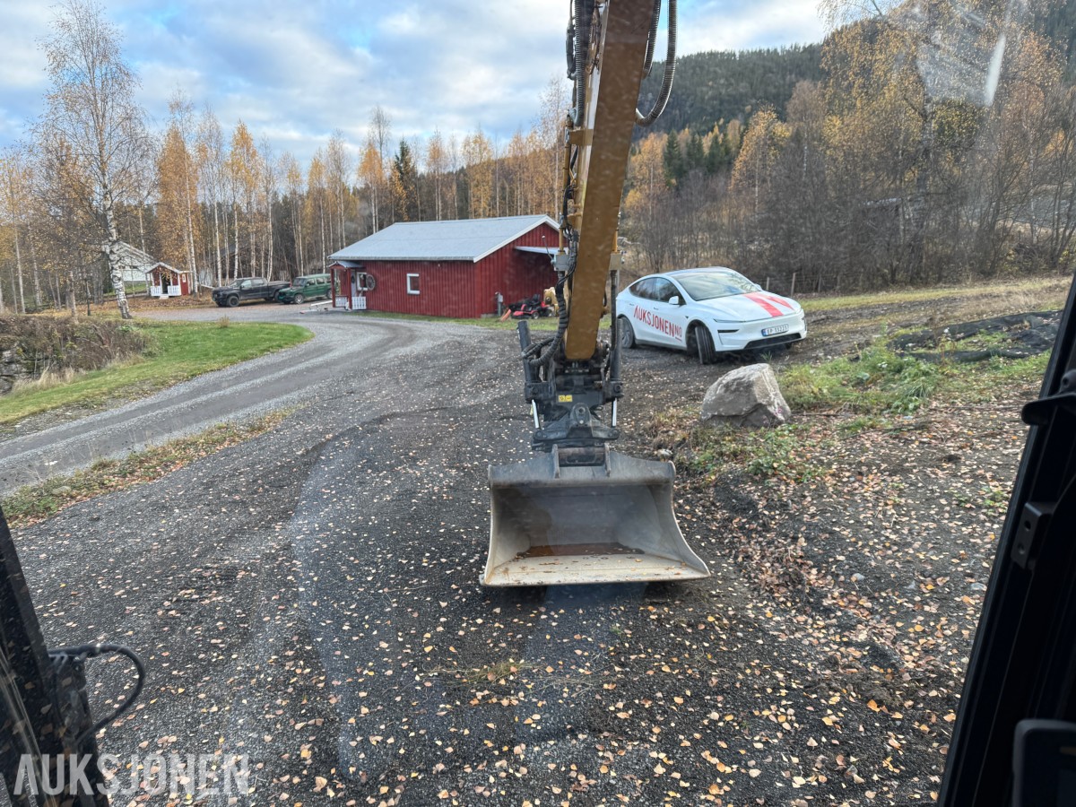 2022 Cat 313 Gravemaskin m/skjær-Cat tiltrotator og sentralsmøring