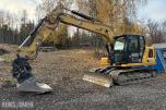 2022 Cat 313 Gravemaskin m/skjær-Cat tiltrotator og sentralsmøring