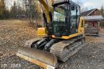2022 Cat 313 Gravemaskin m/skjær-Cat tiltrotator og sentralsmøring