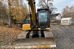 2022 Cat 313 Gravemaskin m/skjær-Cat tiltrotator og sentralsmøring