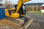 2022 Cat 313 Gravemaskin m/skjær-Cat tiltrotator og sentralsmøring