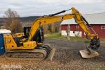 2022 Cat 313 Gravemaskin m/skjær-Cat tiltrotator og sentralsmøring