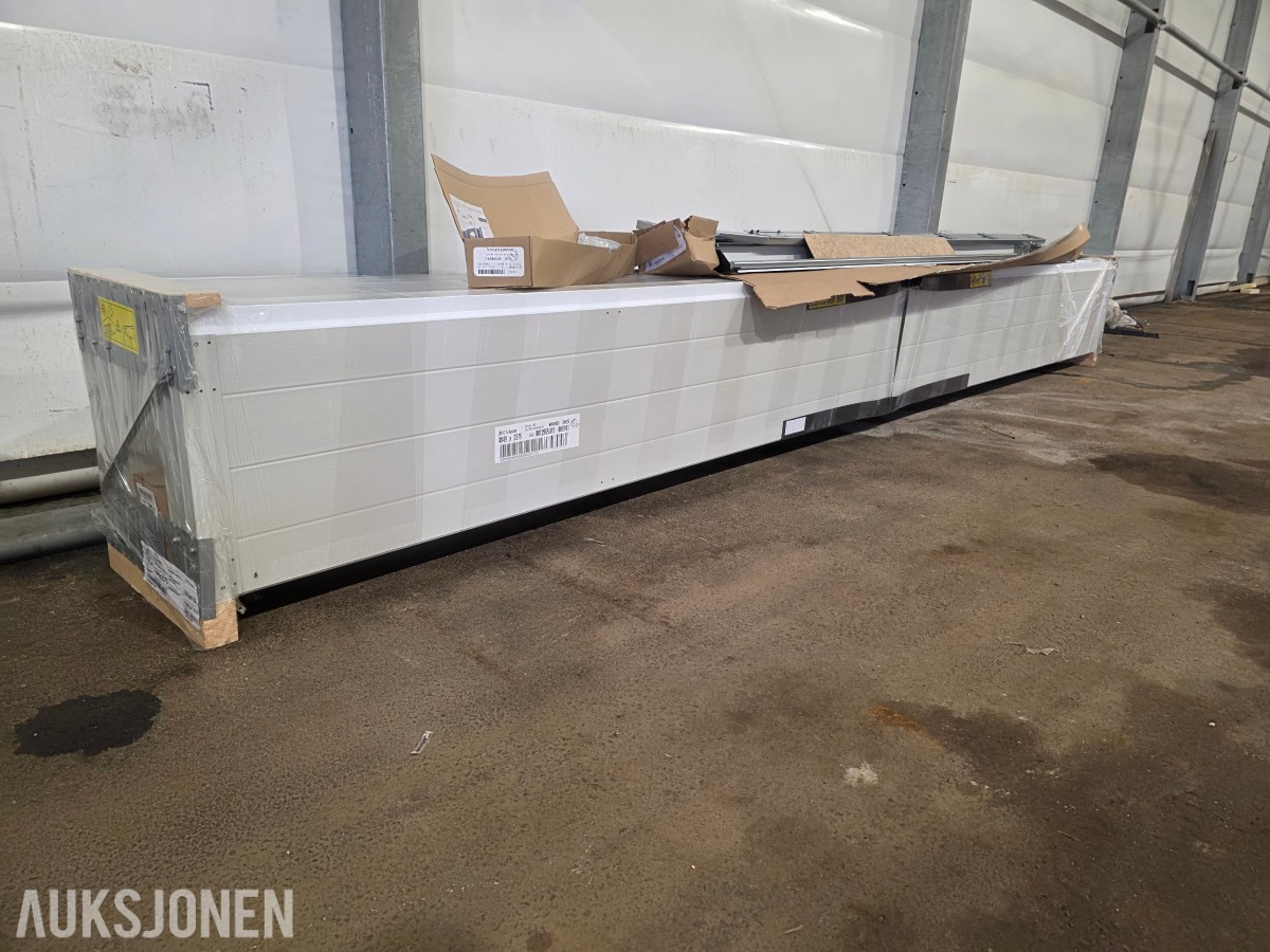 Hørmann leddport LPU 42 4849x2375 -vindusrekk-ubrukt