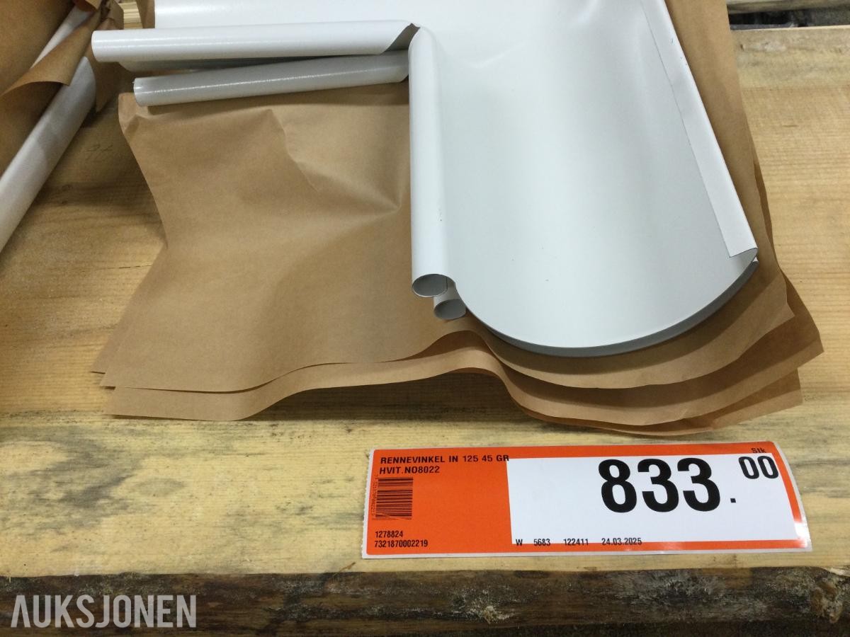 2025 Renvinkel 125-45 gr - Div takrenner