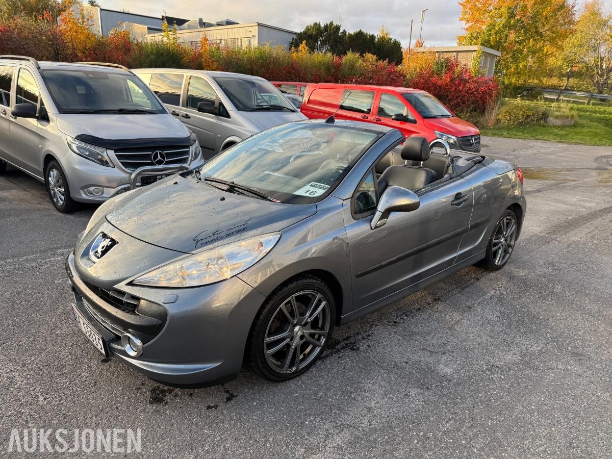2007 Peugeot 207 CC 1.6 Cabriolet, 122223km