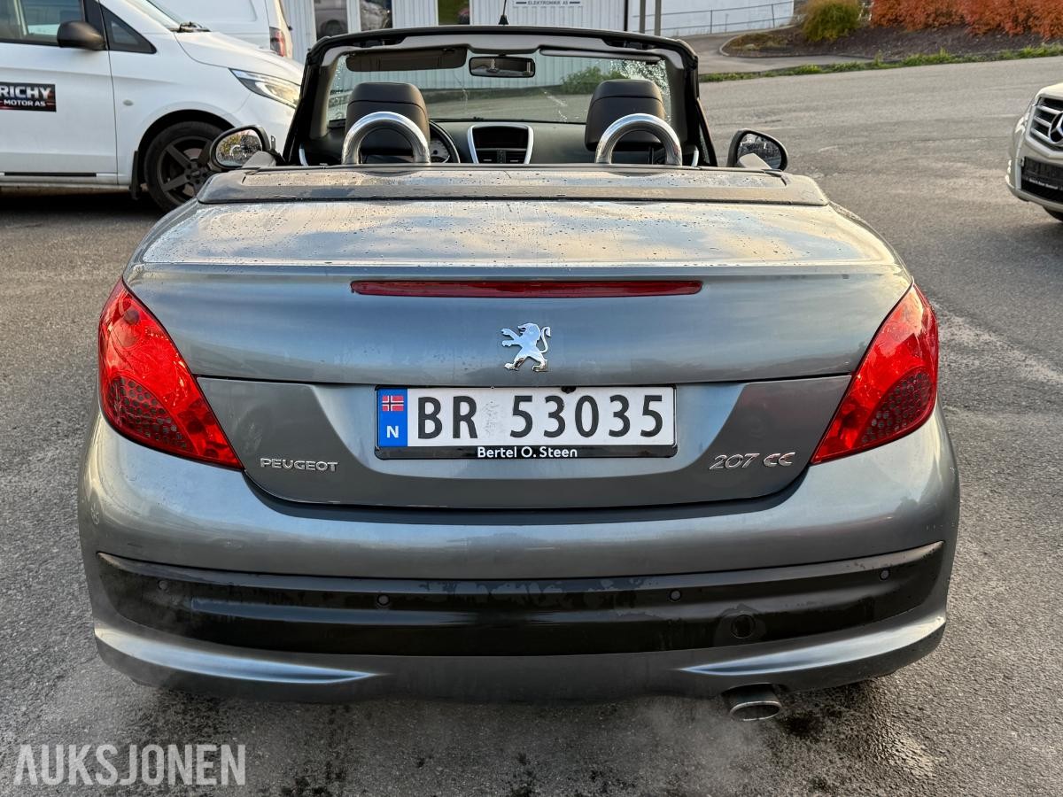 2007 Peugeot 207 CC 1.6 Cabriolet, 122223km
