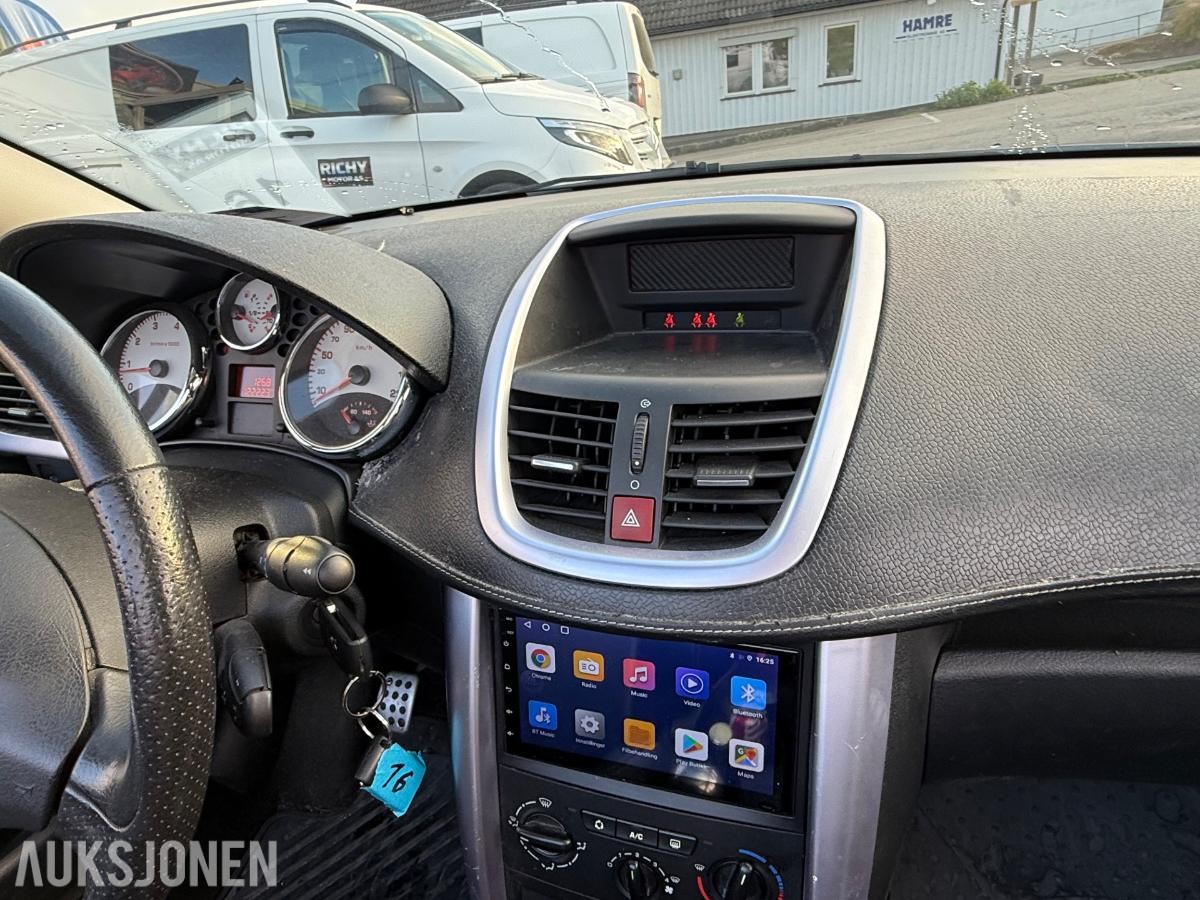 2007 Peugeot 207 CC 1.6 Cabriolet, 122223km