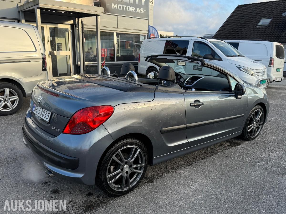 2007 Peugeot 207 CC 1.6 Cabriolet, 122223km