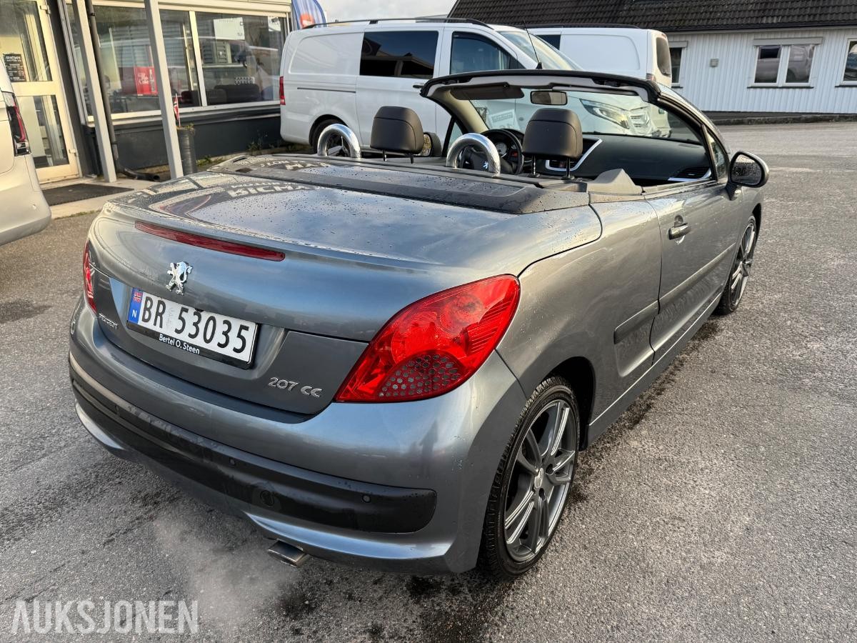 2007 Peugeot 207 CC 1.6 Cabriolet, 122223km