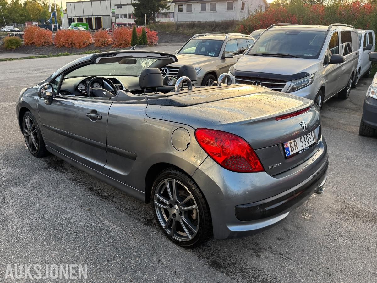 2007 Peugeot 207 CC 1.6 Cabriolet, 122223km