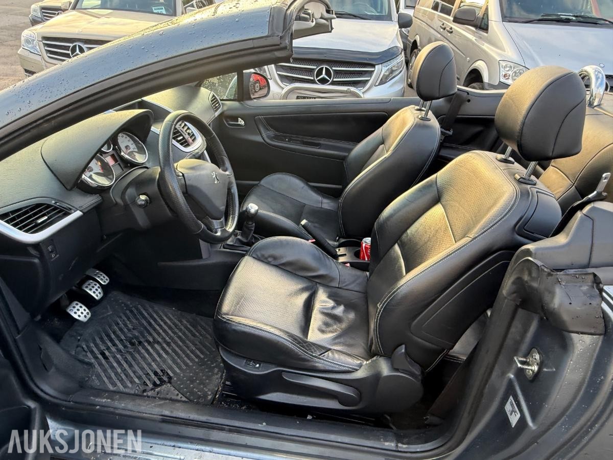 2007 Peugeot 207 CC 1.6 Cabriolet, 122223km