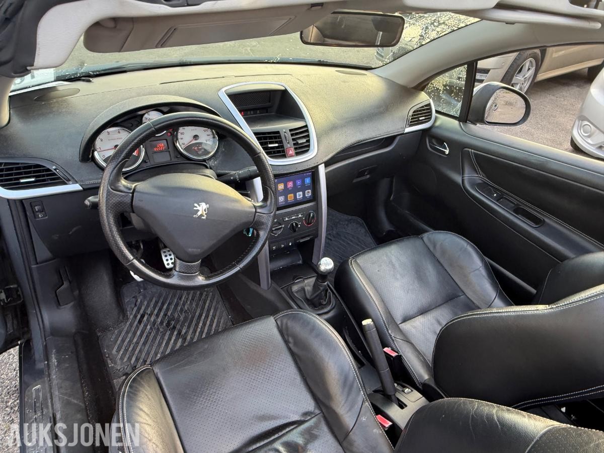 2007 Peugeot 207 CC 1.6 Cabriolet, 122223km