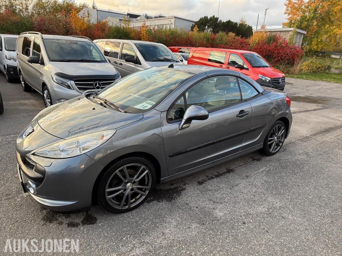 2007 Peugeot 207 CC 1.6 Cabriolet, 122223km