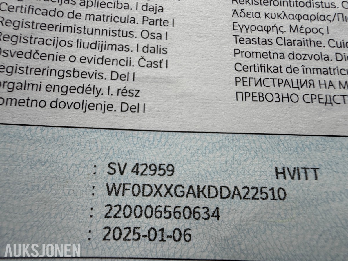2013 Ford FIESTA 1.0-65 / EU-OK til 10.2028