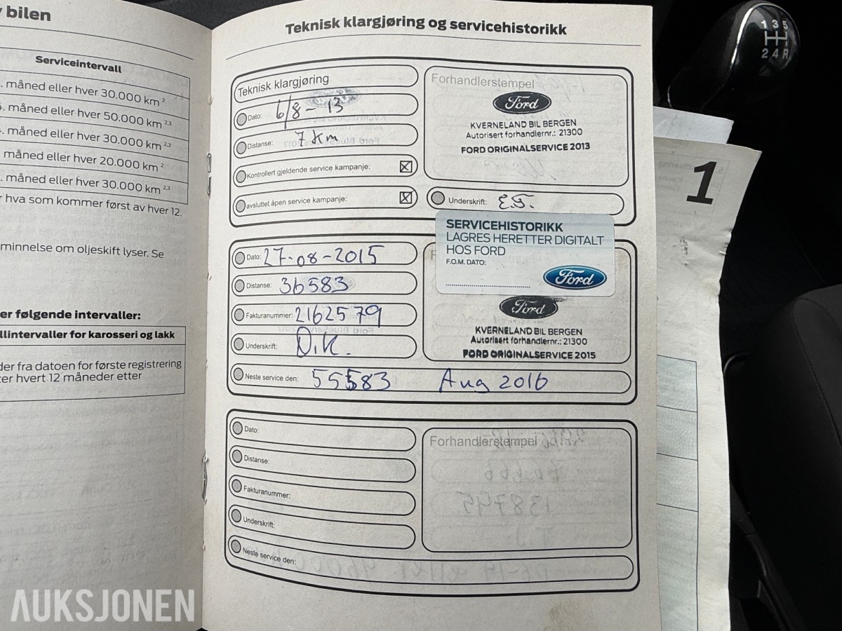 2013 Ford FIESTA 1.0-65 / EU-OK til 10.2028