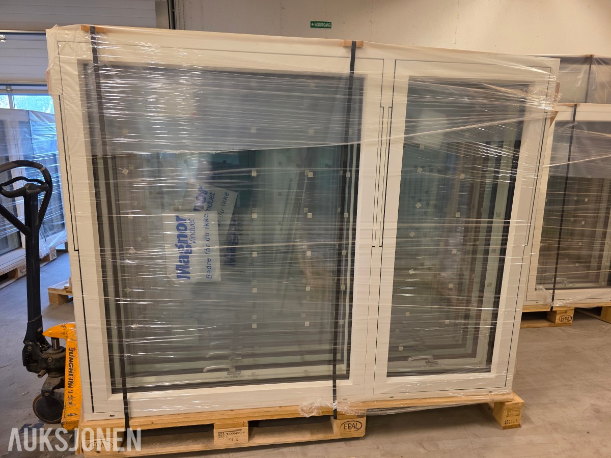 H-vinduet 7 stk-1890x1490 2 lags glass 7 vinduer