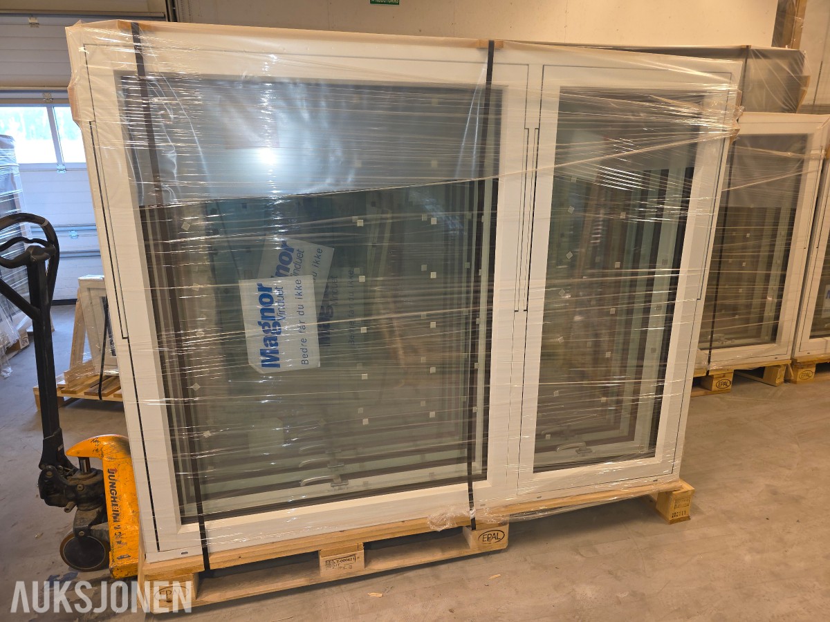 H-vinduet 7 stk-1890x1490 2 lags glass 7 vinduer