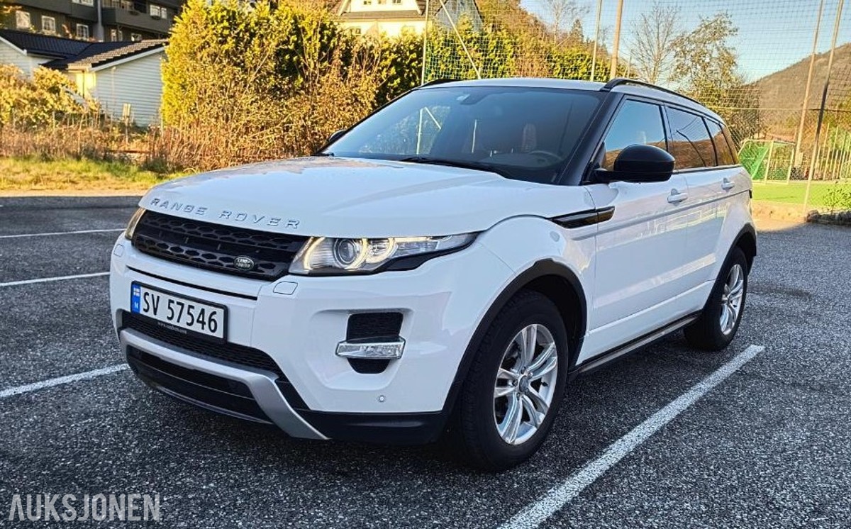 2015 RANGE ROVER EVOQUE 2.2 TD4 150HK 4WD AUTOMAT WEBASTO RATTVARME