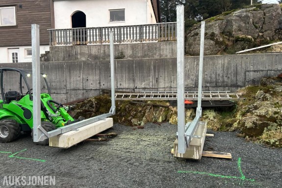 2026 8 meter Lang tømmer stativ/ båt lagring - 2 stk