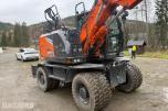 2023 Hitachi 135W Hjulmaskin m/skjær-tiltrotator og Tilhenger