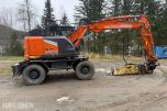 2023 Hitachi 135W Hjulmaskin m/skjær-tiltrotator og Tilhenger