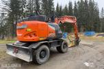 2023 Hitachi 135W Hjulmaskin m/skjær-tiltrotator og Tilhenger