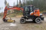 2023 Hitachi 135W Hjulmaskin m/skjær-tiltrotator og Tilhenger