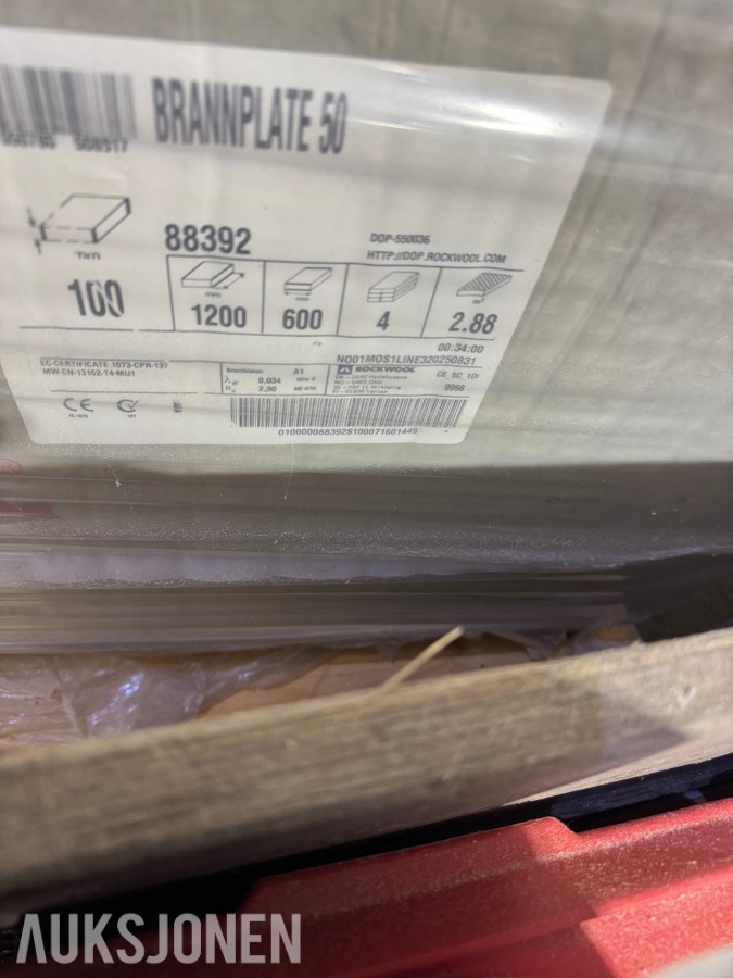 H4 ROCKWOOL BRANNPLATER