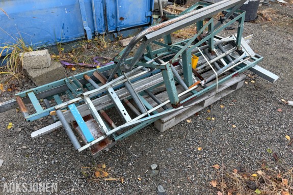 2 stk. Ernex 1203 gjerdesag / bordsag UNDERSTELL med anlegg og bein - ingen minstepris
