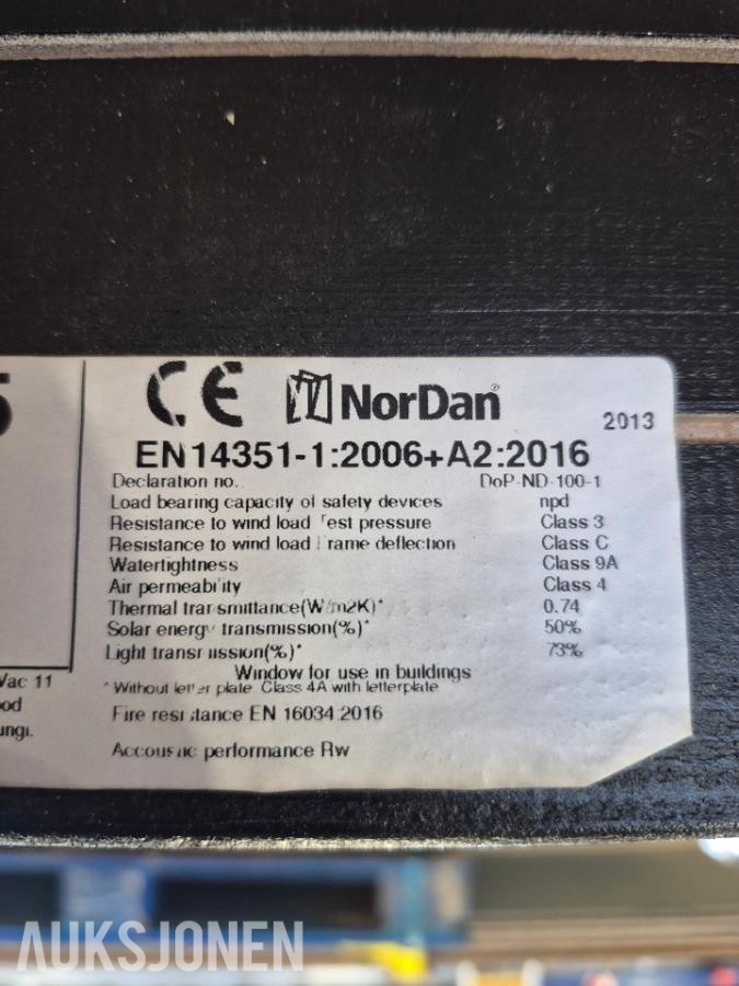 2026 Nordan vindu Fastkarm