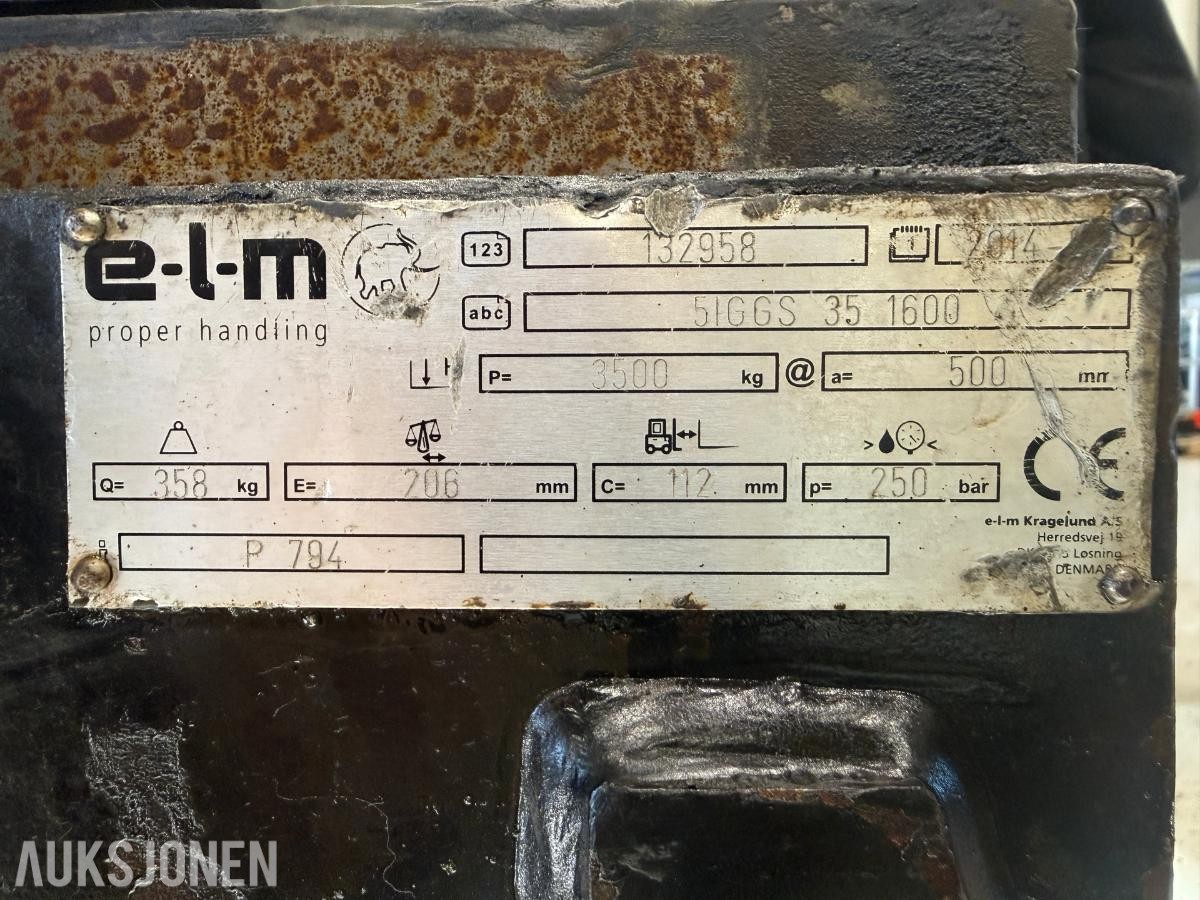 MEYER 3-2209N klemaggregat – 3.800 kg kapasitet – Dieci-feste