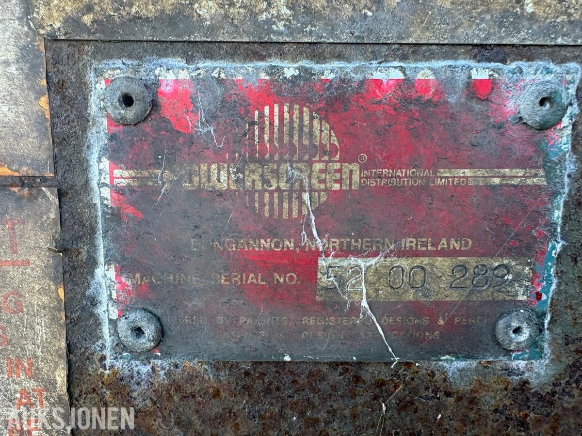 Powerscreen  Commander Mobilt sikteverk reparasjons objekt
