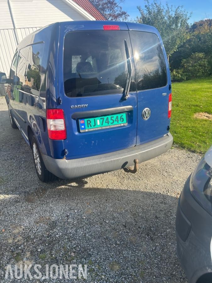 2008 Volkswagen Caddy 1.9 TDI 105hk Hengerfeste, s+v dekk reparasjonsobjekt