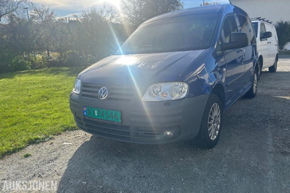 2008 Volkswagen Caddy 1.9 TDI 105hk Hengerfeste, s+v dekk reparasjonsobjekt