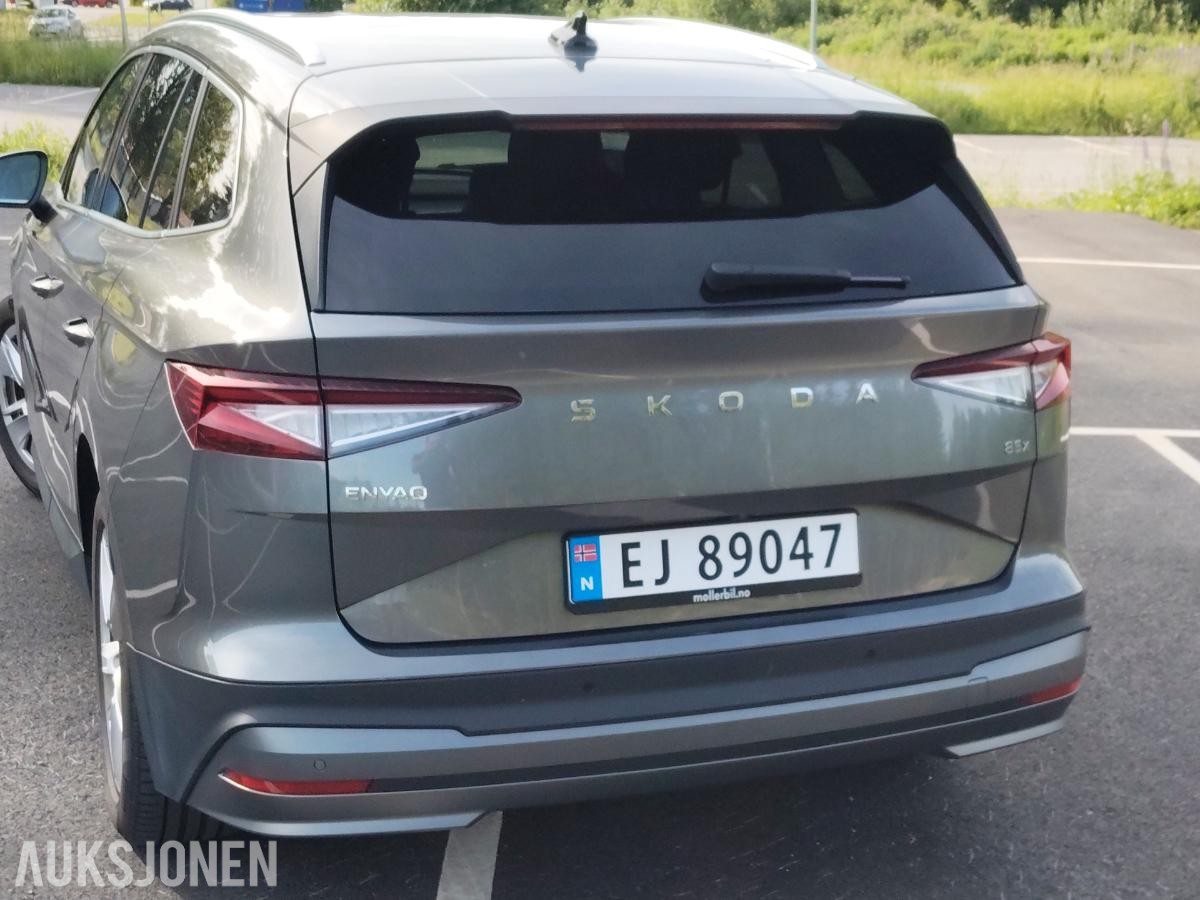 2025 SKODA ENYAQ 85x 4X4 ACC KAMERA KUPEVARMER HENGERFESTE NAVIGASJON