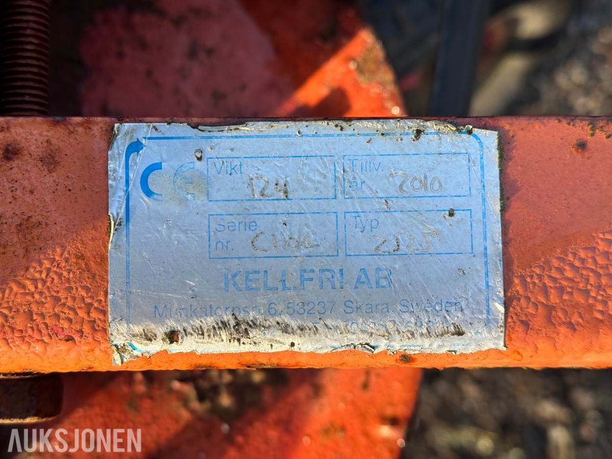 Kellfri høyvender / river