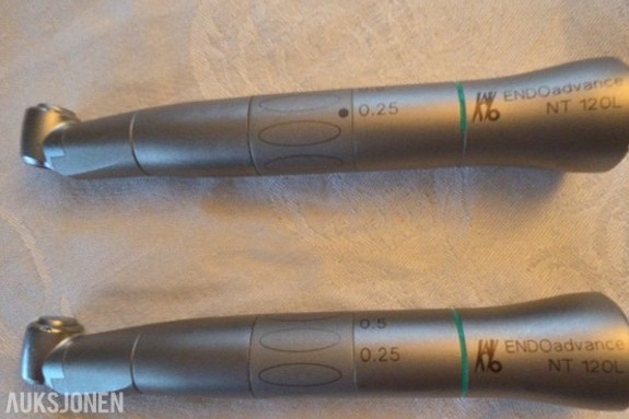2 stk. KaVo ENDOadvance NT 120L endodontiske vinkelstykker