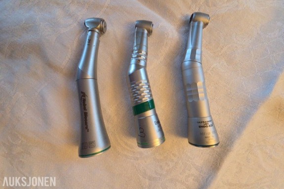 3 stk dentale vinkelstykker – W&H, Kerr/SybronEndo og Ultradent Endo-Eze