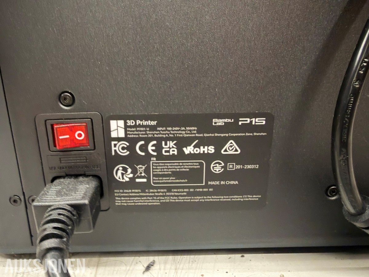Bambu Lab 3D printer P1S #2
