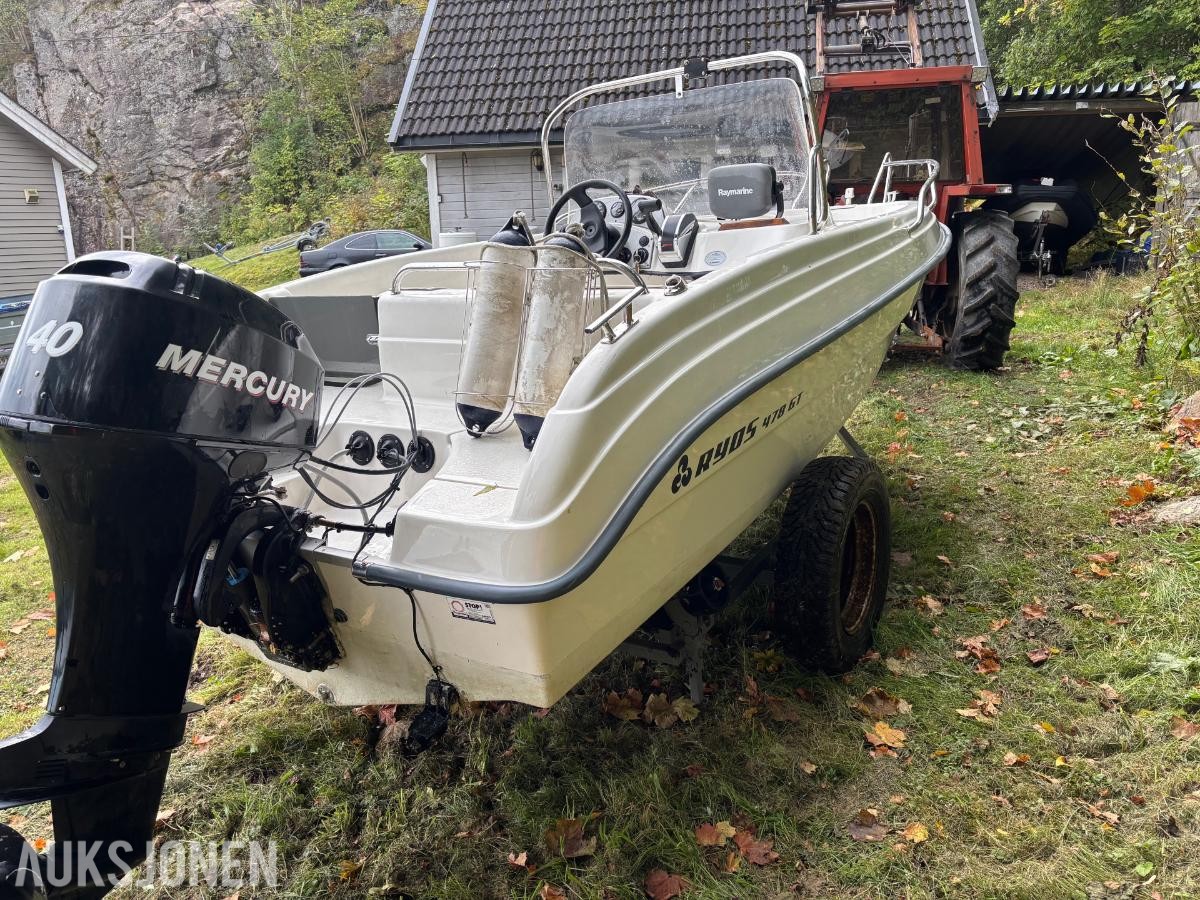 2007 Ryds 478 gt med Mercury 40 EFI 