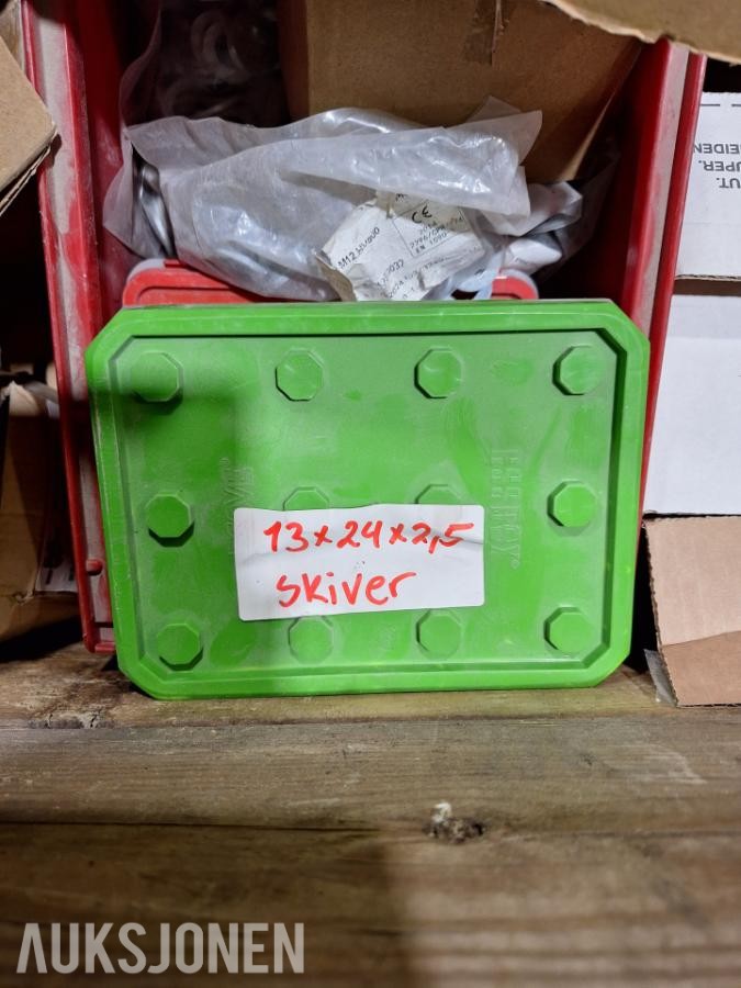 Diverse skruer/bolter/Muttere/Skiver