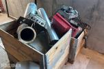 2 paller med diverse industrideler  – vifter, elmotorer osv. 