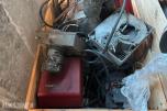 2 paller med diverse industrideler  – vifter, elmotorer osv. 