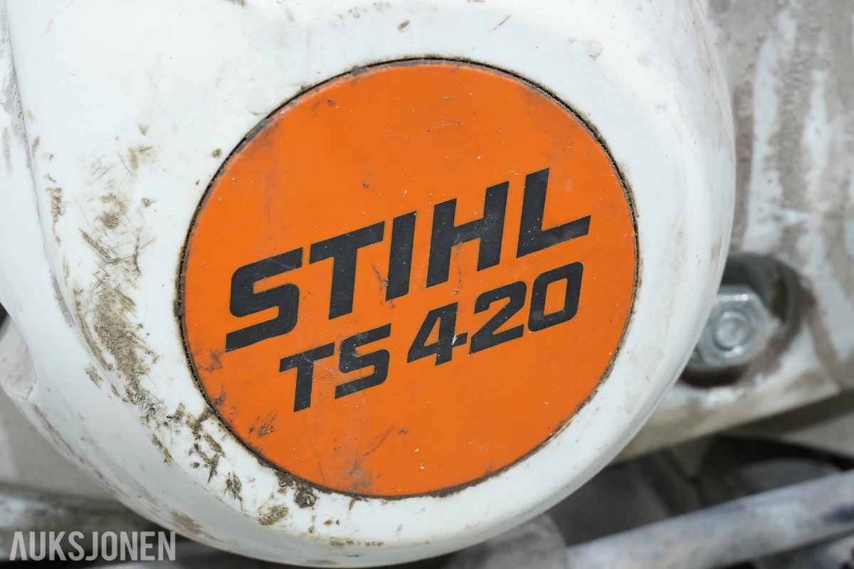 2025 STIHL TS 420 bensindrevet kappemaskin 350 mm