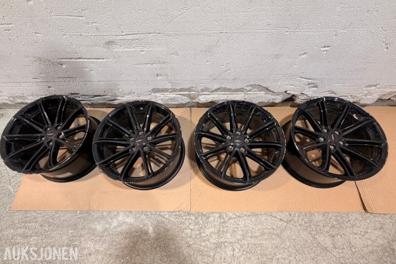 4 stk Xtreme RX7 19" lettmetallfelger 9,5Jx19 5x114,3 ET45 - Rep.objekt